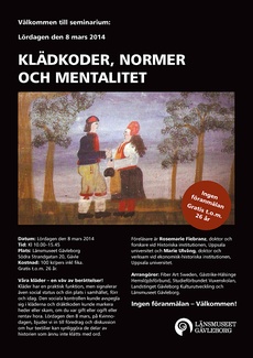 Klädkoder, normer och mentalitet, Länsmuseet i Gävle