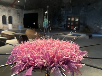 UFF- Unidentified Flying Flowers, detalj - Elizabet Christiansson foto: Lotte Nilsson Välimaa