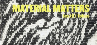 Utställningskatalog/ Material Matters, Norrköpings konstmusseum 2002 © NKM