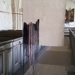 Birgit, Trosa lands kyrka 2019, yllebroderi "petit points" på väv 120 x 150 cm, c Margareta Danhard