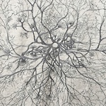 Transport, en rotkrona, detalj handbroderi på lin, storlek  2,40 x 156 cm ©Mona Petersson