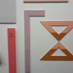 "Traditionen jag inte ärvde. Den mätbara ordningen. Den analyserande tanken" detalj, Nemshallen 2022 © Maria Wahlgren