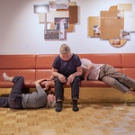 Hugger Mugger (SE/NO) Performance/Installation SOFA ART. Foto: Jakke Nikkarinen