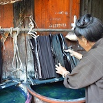 Möte i tid och rum genom den stora färgen - indigo © Leyun Wang