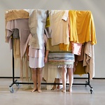 Textile Art Conference. HANG-OVER, performance av Hugger-Mugger (SE) © Hugger-Mugger 