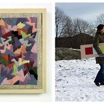 t. v. Anna-Karin Bylund/ Utan titel, 2005 © Anna-Karin Bylund och t. h. Maria Wahlgren, genom 2003 © Maria Wahlgren