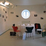 Ett samtal med Ivan Aguéli, installation på Aguélimuseet 2004 © Maria Wahlgren