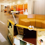 Arkivet i Fisksätra bibliotek. Fotograf Natasja Jovic