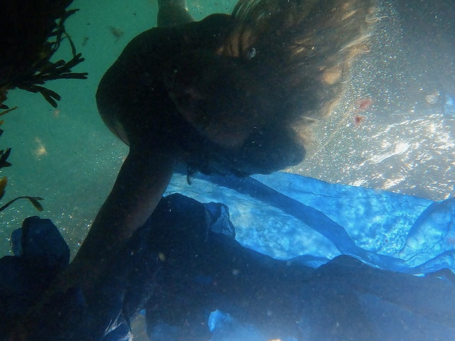 Dyker med indigo i havet © JeanetteViskansDotterSchäring